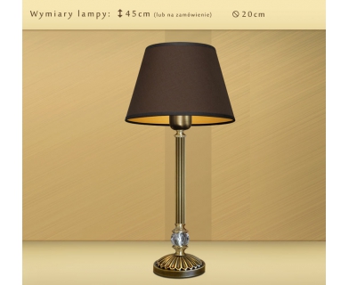Lampa biurkowa z abażurem LB-B3m