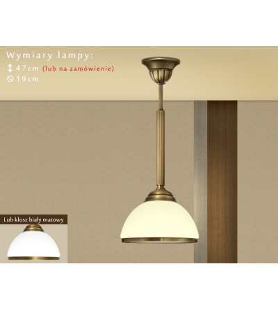 Lampa klasyczna z 1 kloszem R-S1CE