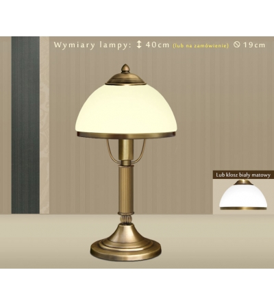 Mosiężna lampa stołowa HR-B1E