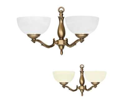 Stylowy kinkiet mosiężny M-K2