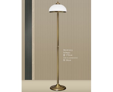 Elegancka mosiężna lampa podłogowa HR-P1