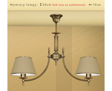 Klasyczna lampa dwuramienna L-S2NA