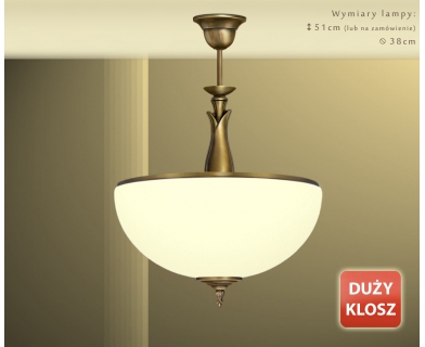 Lampa sufitowa mosiężna MR-S1ABDE