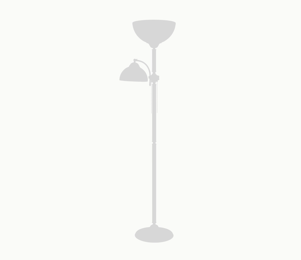 Lampa podłogowa z mosiądzu V-P1