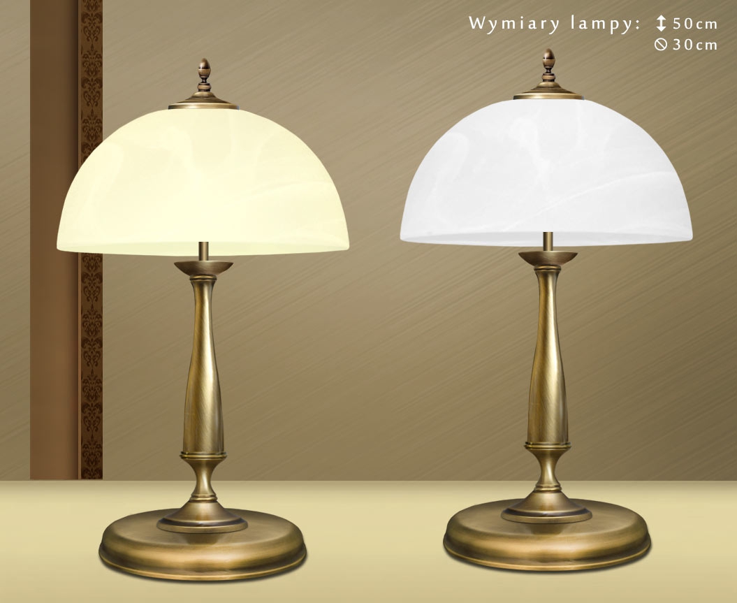 Mosiężna lampa na komodę S-B2