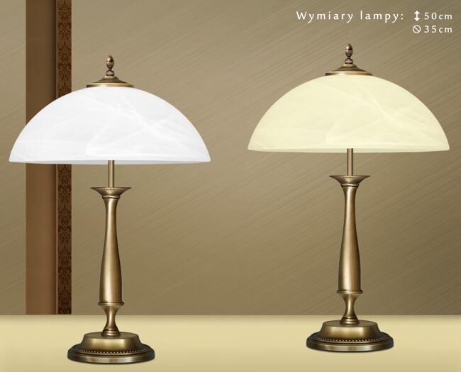 Lampa biurkowa z mosiądzu S-B2C
