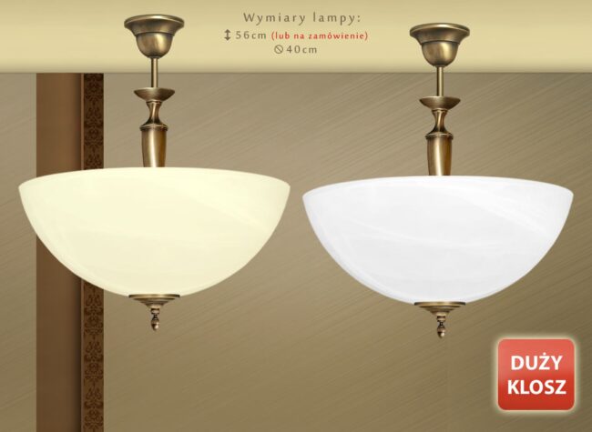 Lampa sufitowa mosiężna S-S1AD