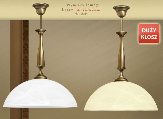 Klasyczna lampa sufitowa S-S1D