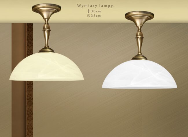 Krótka lampa mosiężna S-S1CK