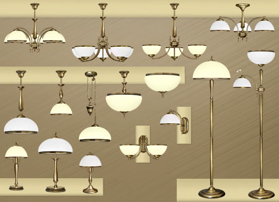 Niski klasyczny żyrandol SR-S2NK