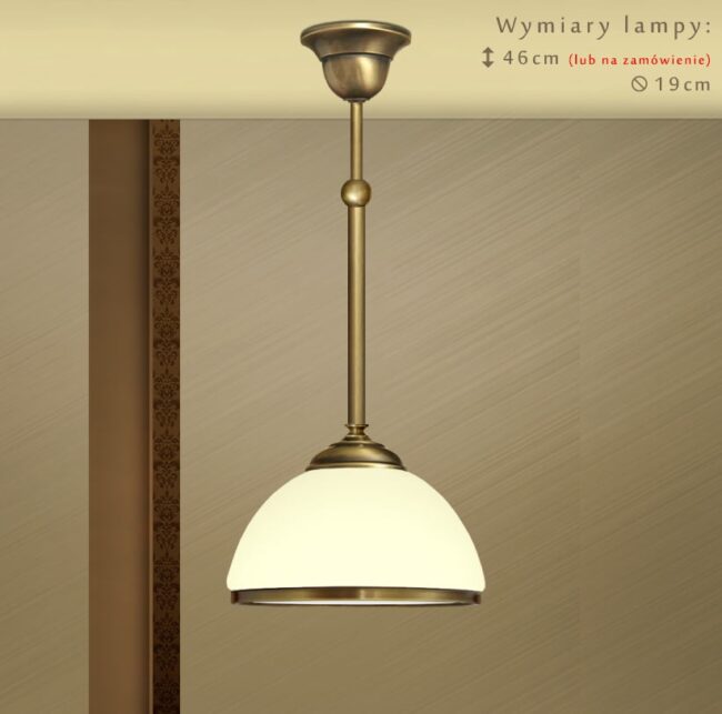 Lampa sufitowa mosiężna SR-S1ME