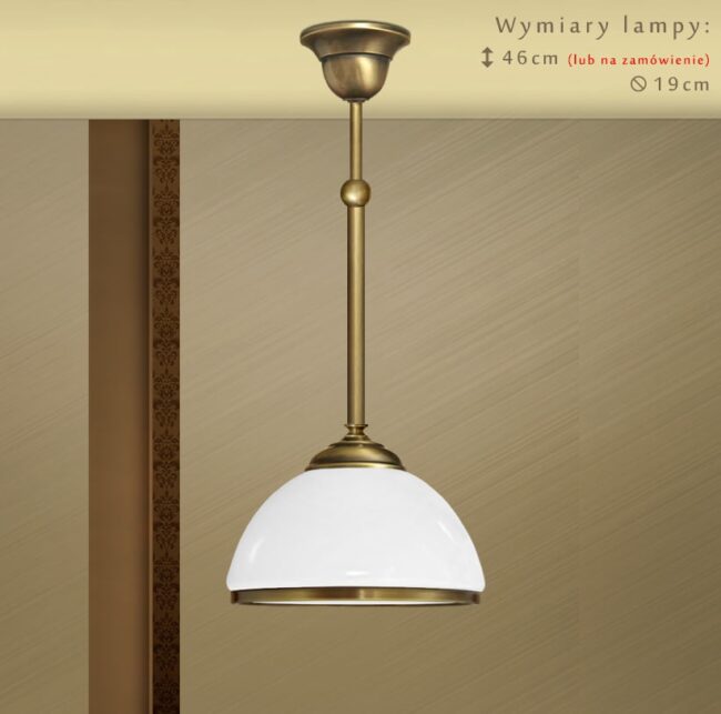 Lampa klasyczna z mosiądzu SR-S1M