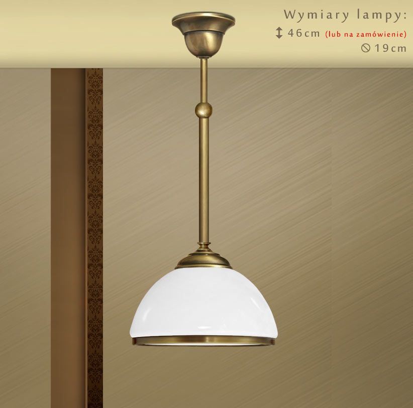 Lampa klasyczna z mosiądzu SR-S1M
