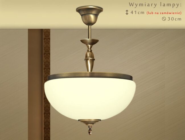 Lampa sufitowa z mosiądzu SR-S1ACE