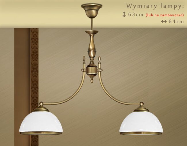 Żyrandol mosiężny SR-S2B
