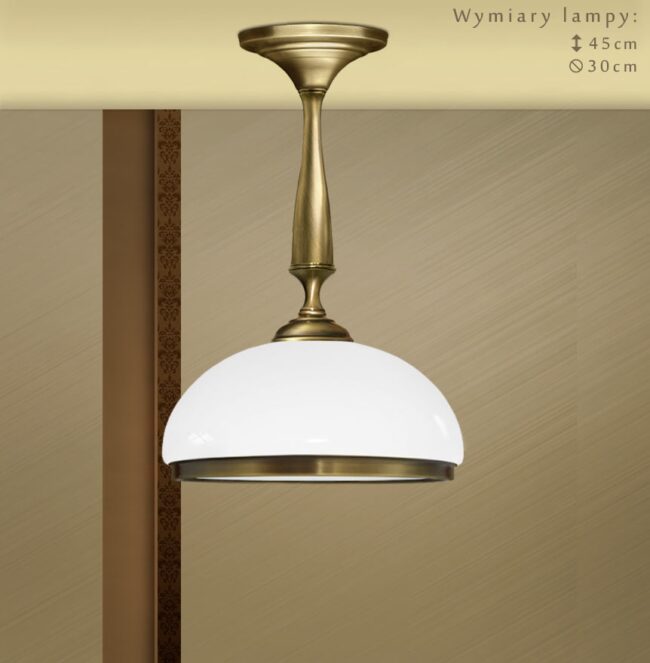 Lampa wisząca z mosiądzu SR-S1K