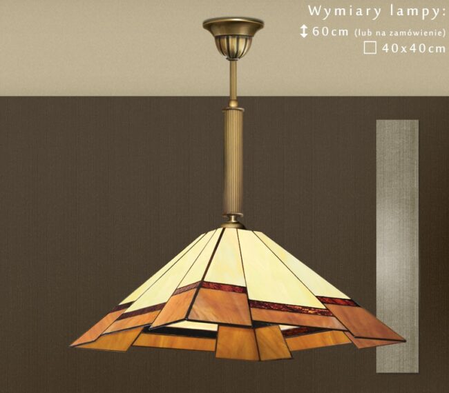 Lampa sufitowa mosiężna O-S1