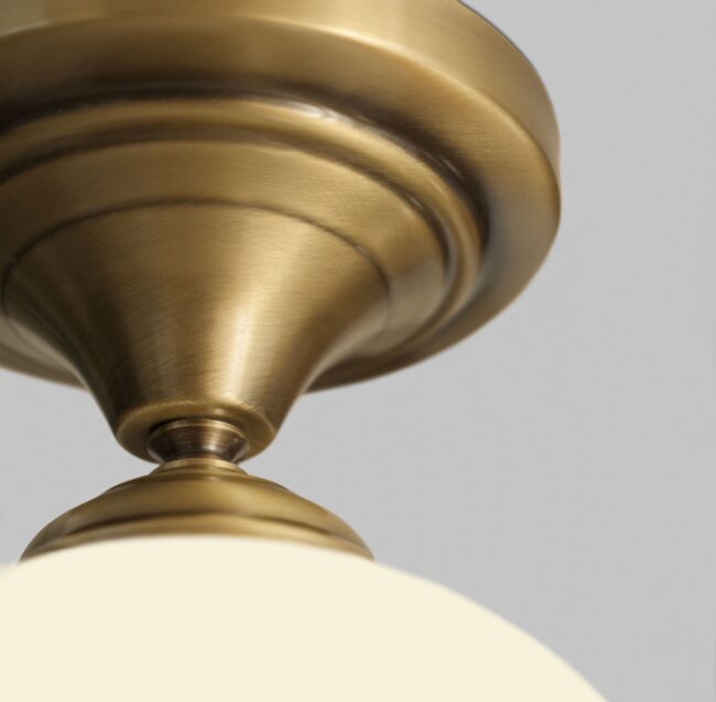 Przysufitowa złota lampa do korytarza SR-PL1GE