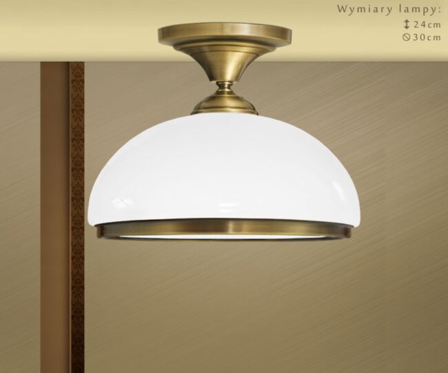 Niska sufitowa lampa stare złoto SR-PL1GD