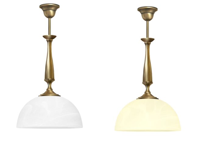 Lampa sufitowa mosiężna P-S1B
