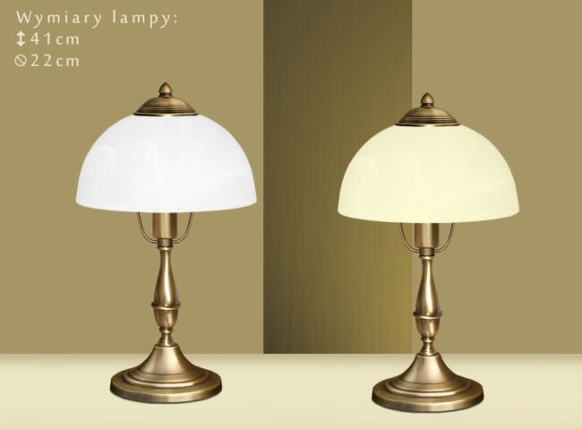 Lampa biurkowa z mosiądzu U-B1