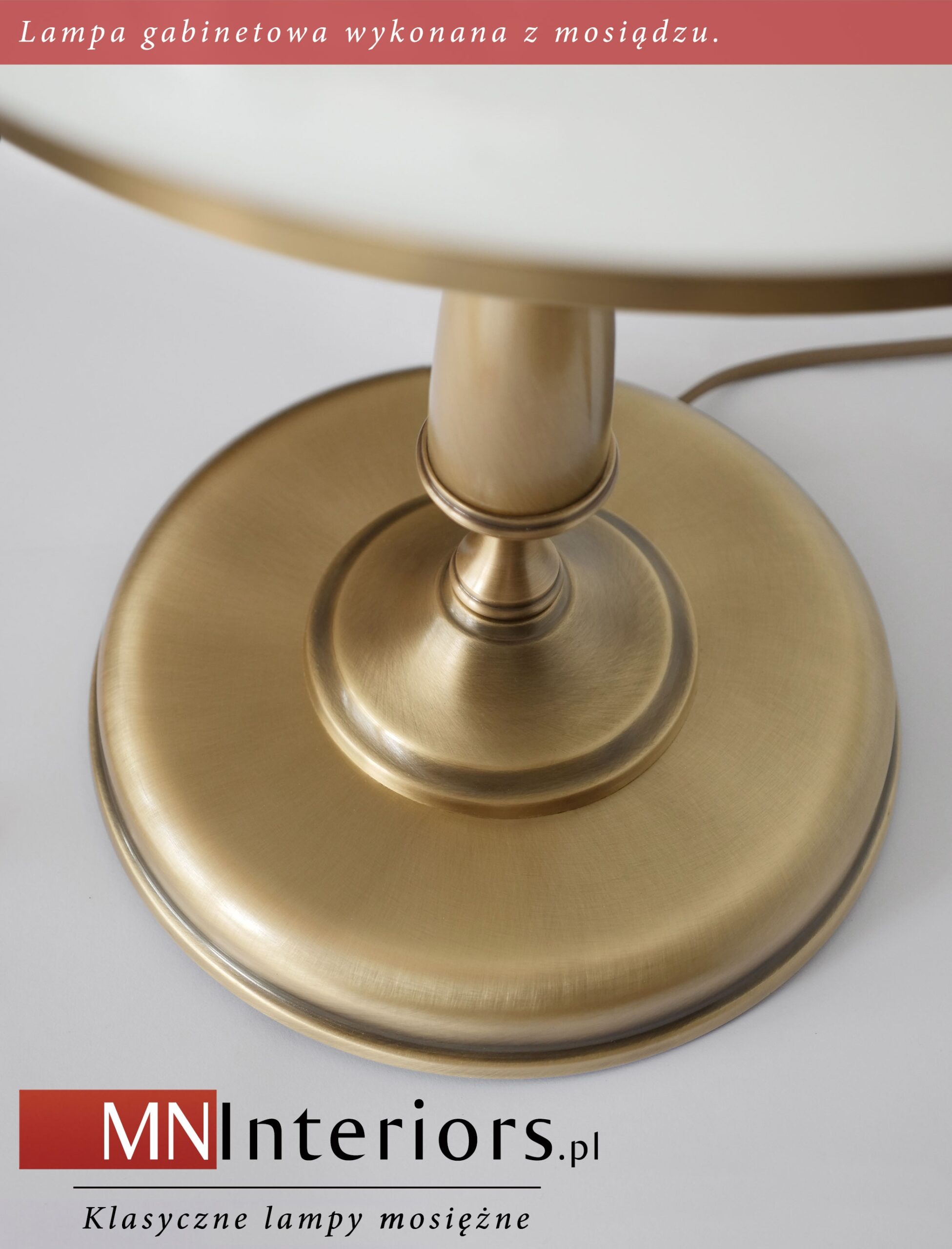 Lampa gabinetowa z mosiądzu SR-B2E - obrazek 2