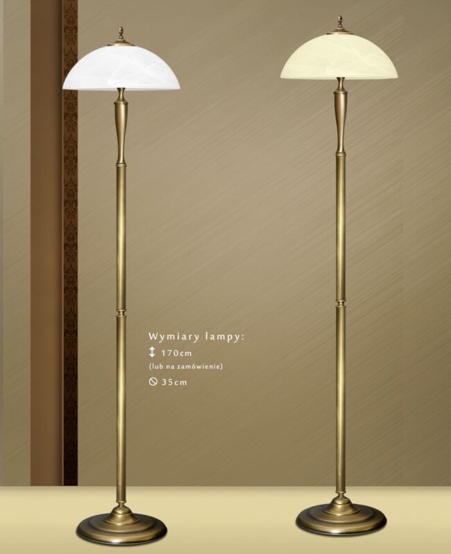 Lampa podłogowa mosiężna S-P1