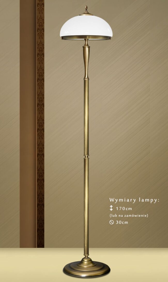 Mosiężna lampa podłogowa SR-P1