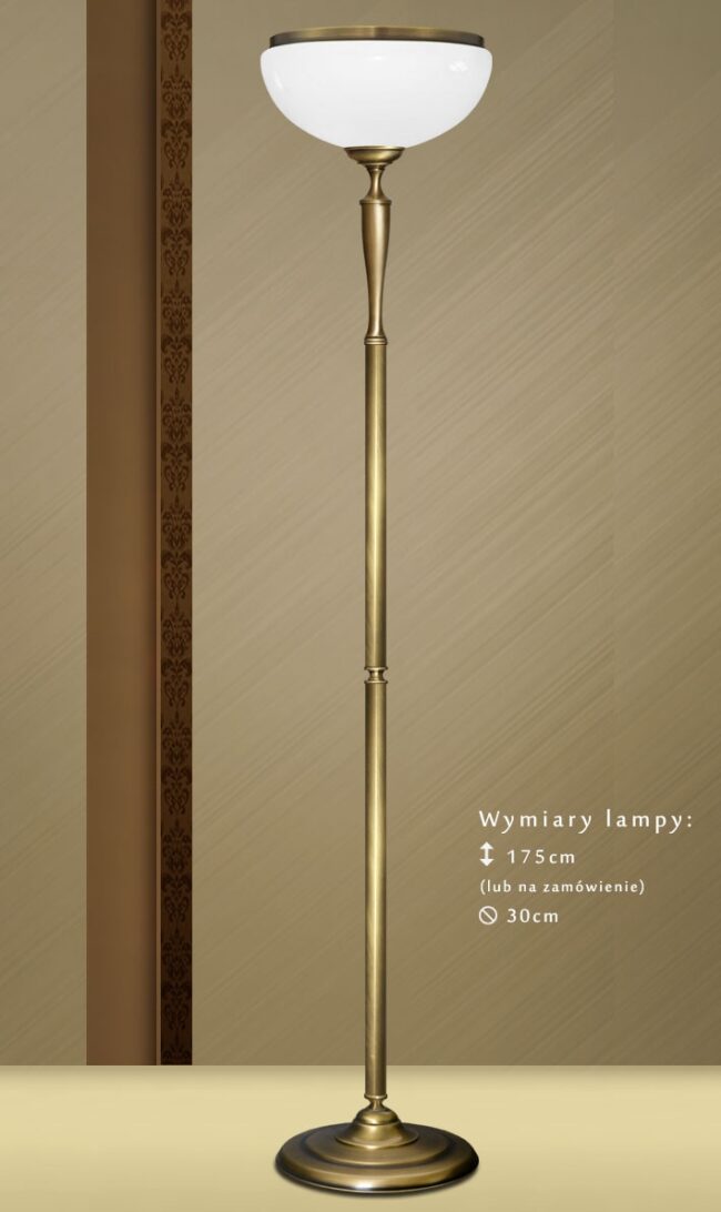 Lampa podłogowa z mosiądzu SR-P1A