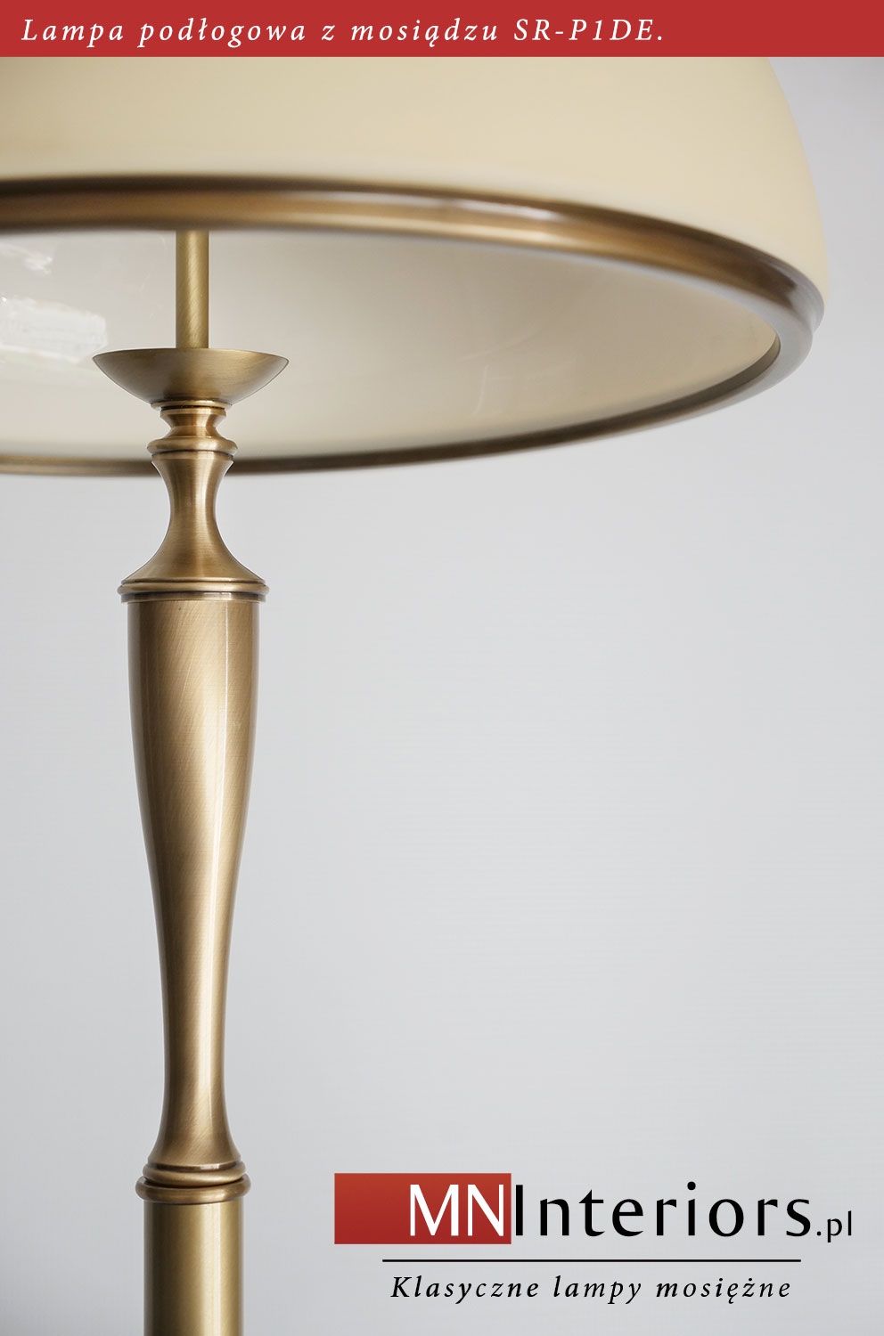 Klasyczna lampa podłogowa SR-P1DE - obrazek 2