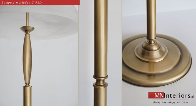 Mosiężna lampa podłogowa C-P1D