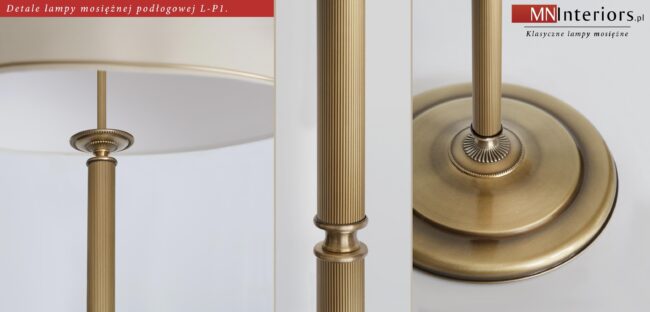 Lampa podłogowa z abażurem L-P1