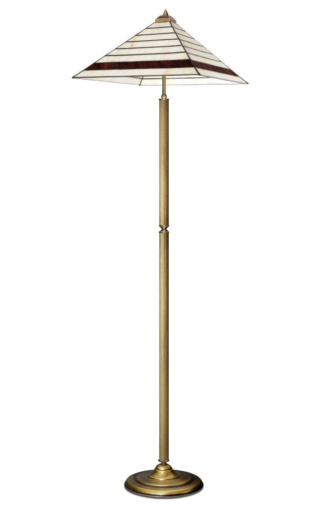 Podłogowa lampa witrażowa OL-P1P
