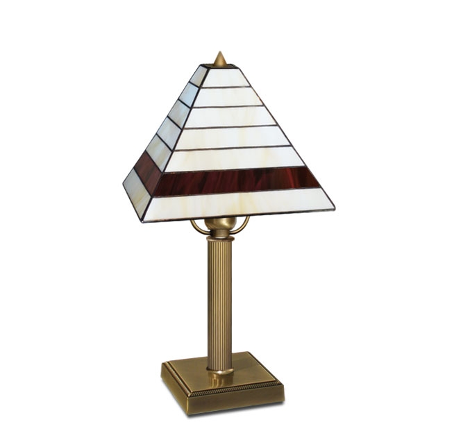 Biurkowa lampa witrażowa OL-B1P
