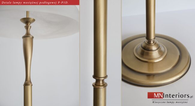 Lampa podłogowa do klasycznego salonu P-P1D