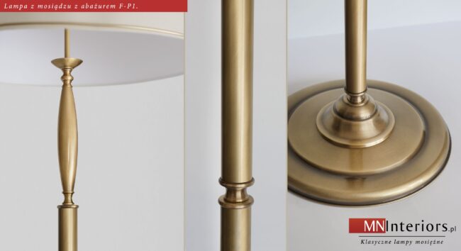 Elegancka klasyczna lampa podłogowa F-P1