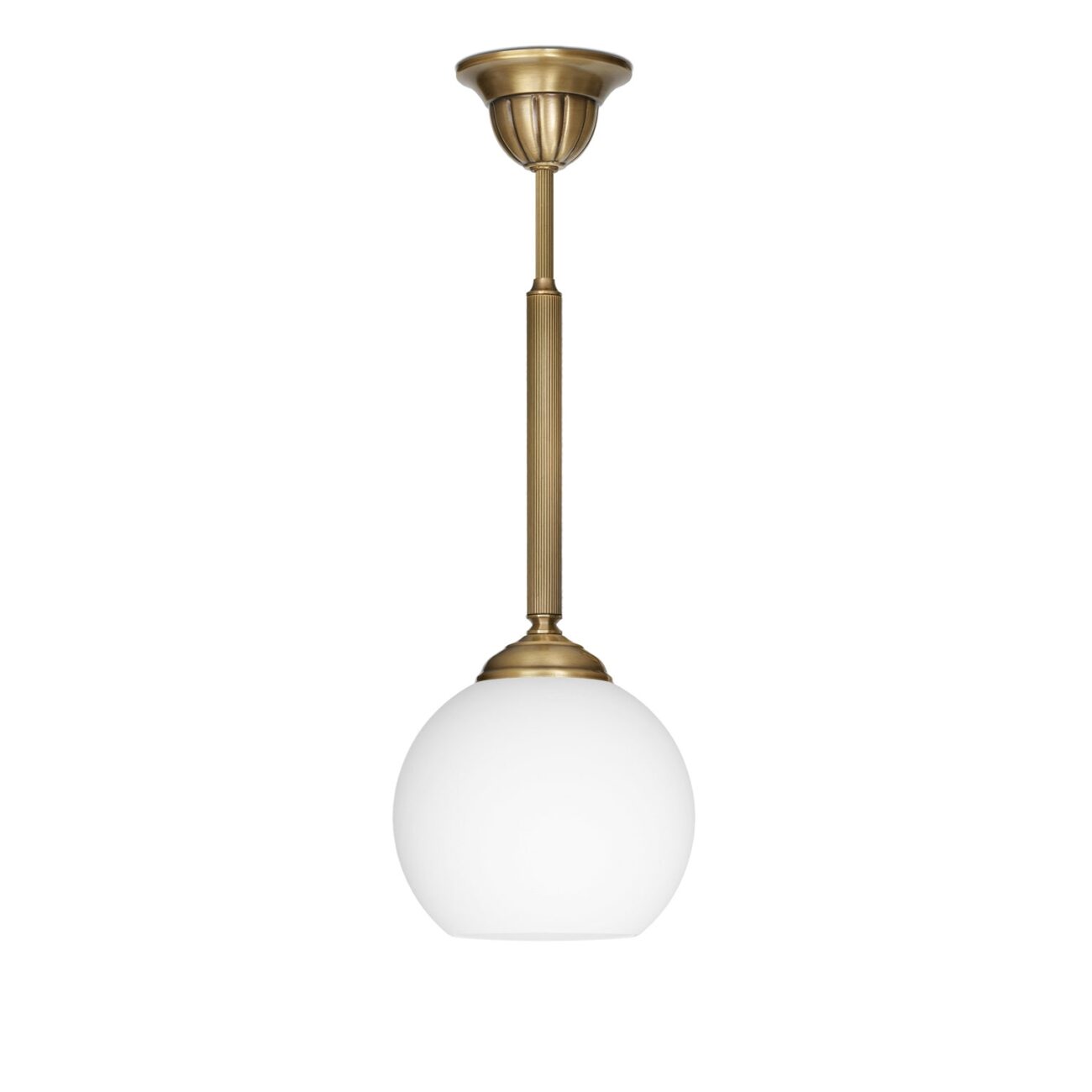 Lampa mosiężna z jedną kulą QV-S1C
