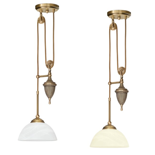 Regulowana lampa mosiężna V-S1PB