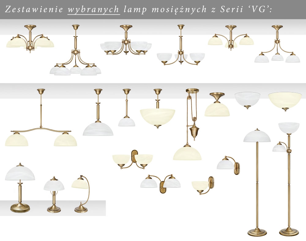 Lampa podłogowa mosiężna VG-P2 - obrazek 4