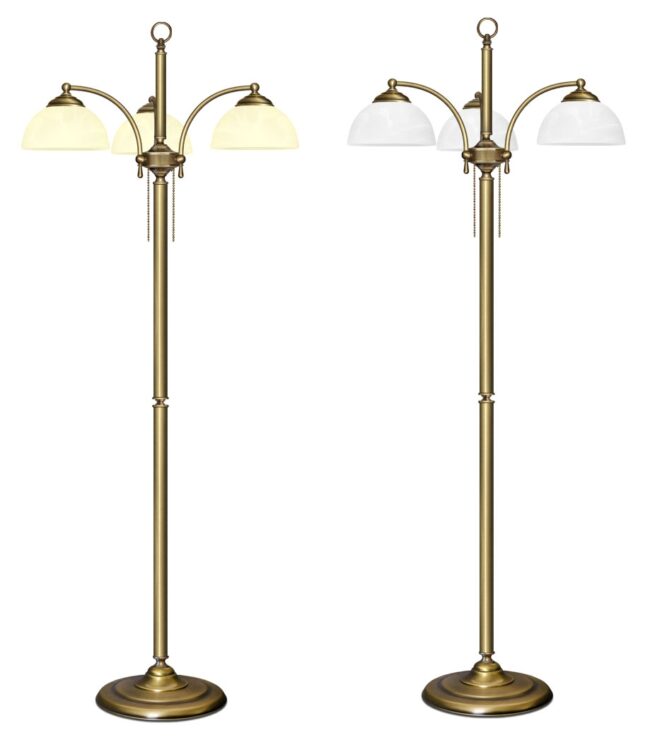Lampa podłogowa mosiężna VG-P3
