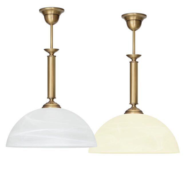 Lampa mosiężna z 1 kloszem VG-S1