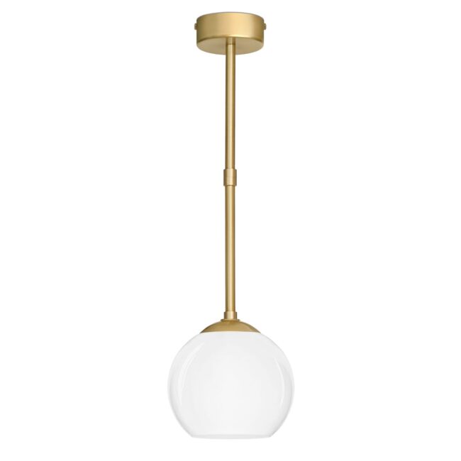 Prosta mosiężna złota lampa wisząca K-S1U