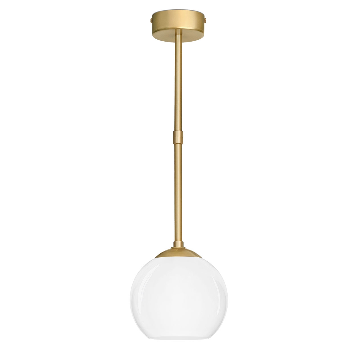 Prosta mosiężna złota lampa wisząca K-S1U