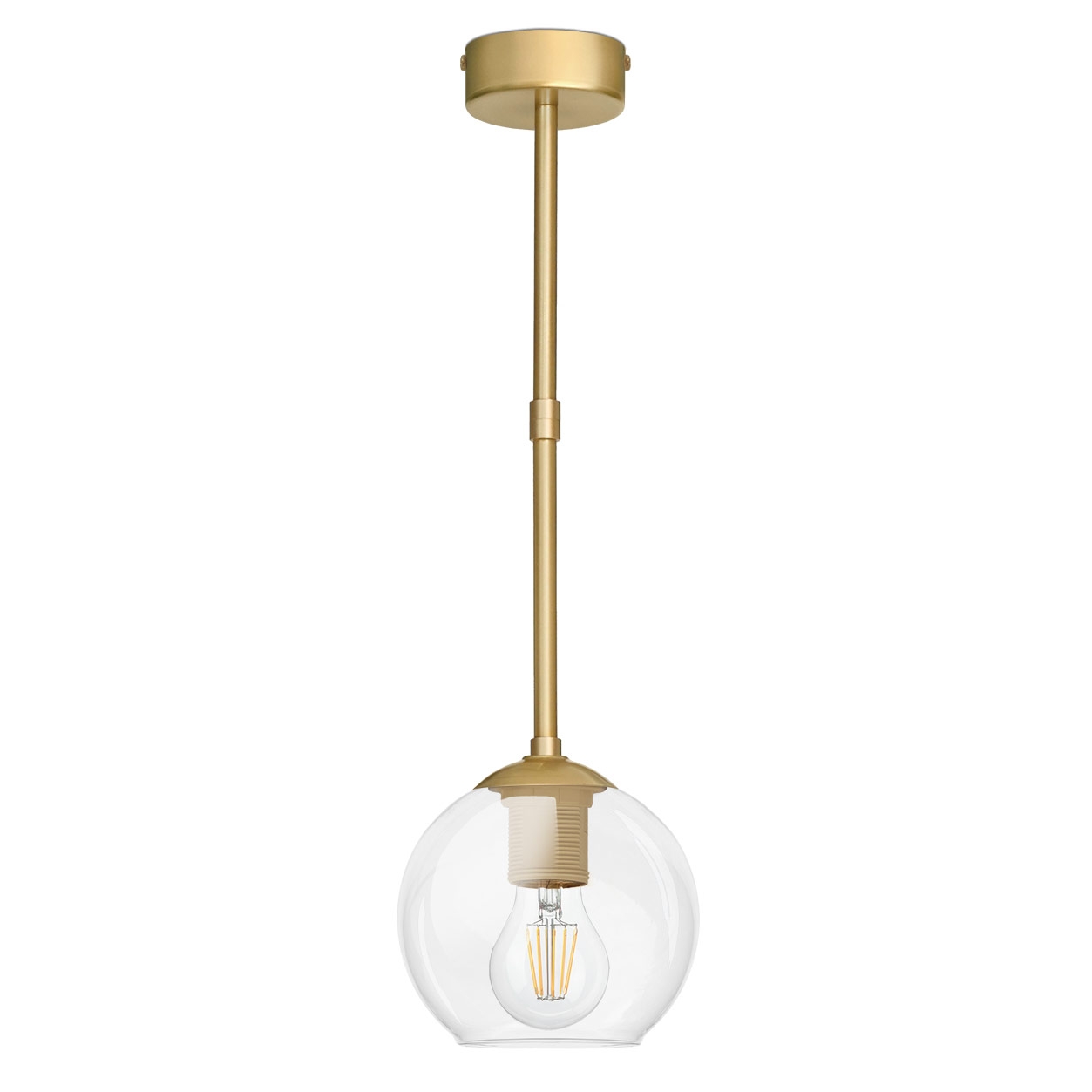 Nowoczesna złota lampa wisząca KT-S1U