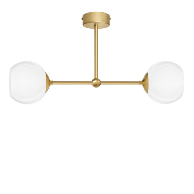 Złota lampa wisząca do przedpokoju KL-S2T