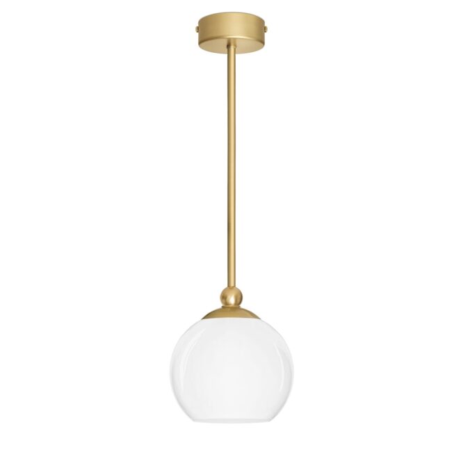 Prosta złota lampa z jedną kulą KL-S1