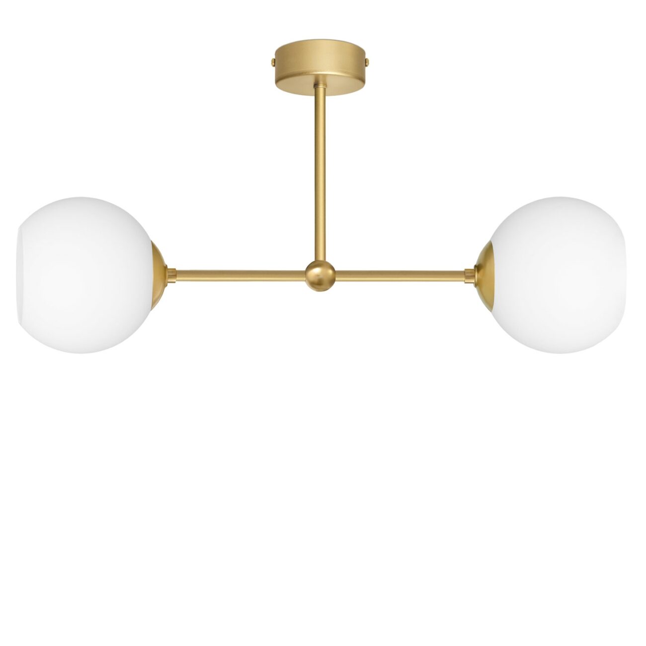 Złota lampa wisząca KLM-S2T