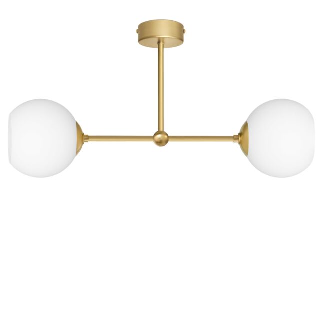Złota lampa wisząca KLM-S2T