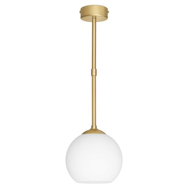Złota lampa mosiężna sufitowa KLM-S1U