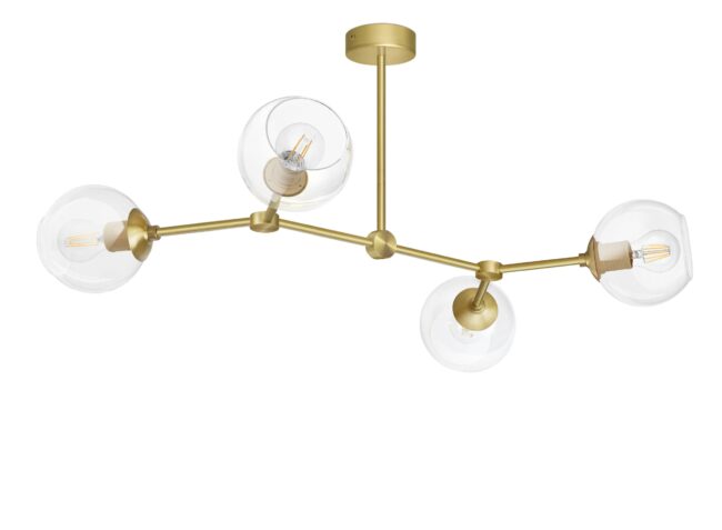 Złota lampa loftowa z mosiądzu GT-S4T
